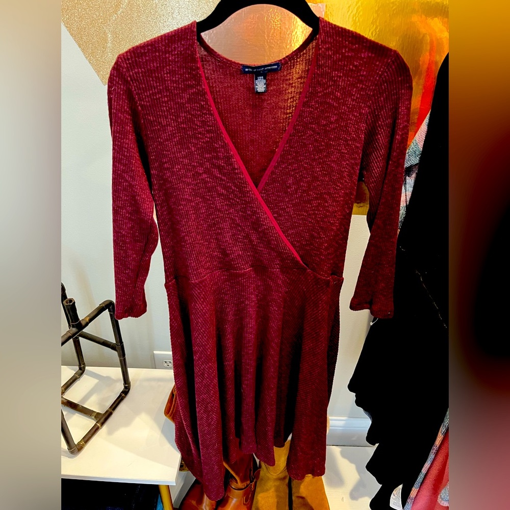 Maroon mini dress American eagle large